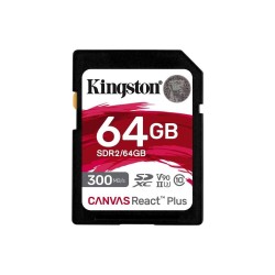 Kingston Technology Canvas React Plus 64 GB SD UHS-II Klasa 10