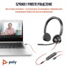 Poly Blackwire 3325 Stereo Microsoft Teams Certified USB-C Headset +3.5mm Plug +USB-C/A Adapter