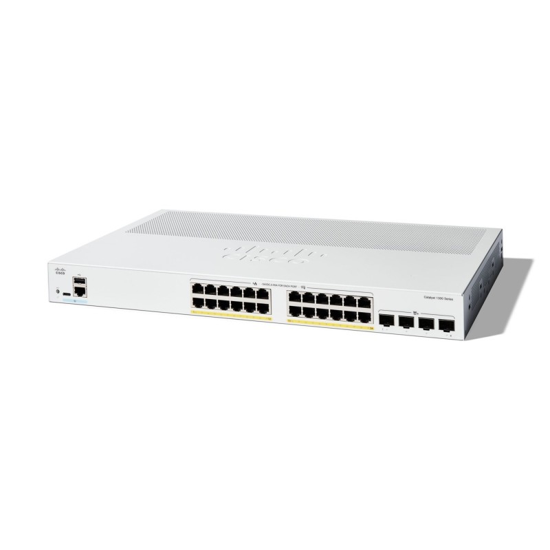Cisco Catalyst 1300 Zarządzany L2/L3 Gigabit Ethernet (10/100/1000) Obsługa PoE Szary Cisco Catalyst 1300 Zarządzany L2/L3 Gigabit Ethernet (10/100/1000) Obsługa PoE Szary