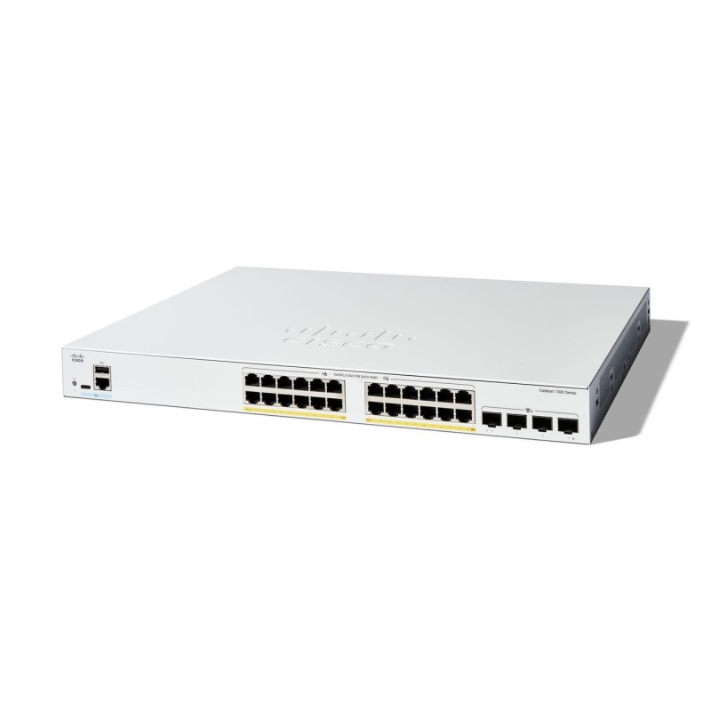 Cisco Catalyst 1300 Zarządzany L2/L3 Gigabit Ethernet (10/100/1000) Obsługa PoE Szary Cisco Catalyst 1300 Zarządzany L2/L3 Gigabit Ethernet (10/100/1000) Obsługa PoE Szary