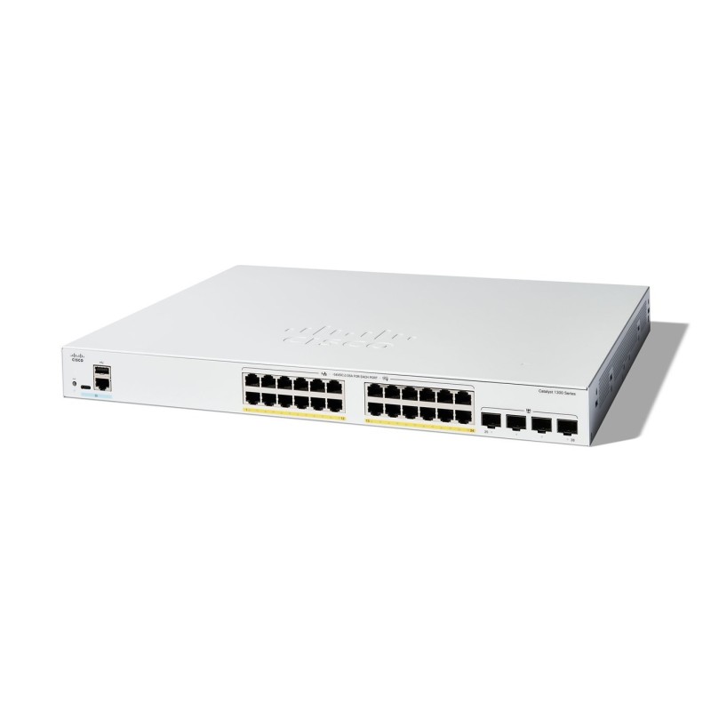 Cisco Catalyst 1300 Zarządzany L2/L3 Gigabit Ethernet (10/100/1000) Obsługa PoE Szary Cisco Catalyst 1300 Zarządzany L2/L3 Gigabit Ethernet (10/100/1000) Obsługa PoE Szary