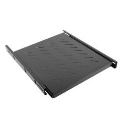 WYSUWANA PÓŁKA DO SZAF 19" 800MM CZARNA LANBERG (1U/465X550MM UDŹWIG DO 60KG, MONTAŻ 4 PUNKTOWY)