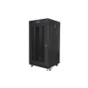 SZAFA INSTALACYJNA RACK STOJĄCA 19" 22U 600X600 CZARNA DRZWI PERFOROWANE LCD LANBERG (FLAT PACK) V2