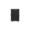 LANBERG SZAFA STOJĄCA RACK 19" 15U 600X600 DRZWI SZKLANE LCD CZARNA FF01-6615-12BL (FLAT PACK)