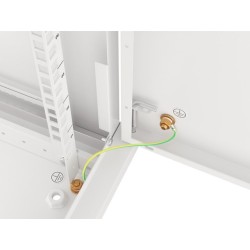 LANBERG SZAFA WISZĄCA RACK 19" 6U 600X600 DRZWI METALOWE SZARA (FLAT PACK) WF01-6606-00S