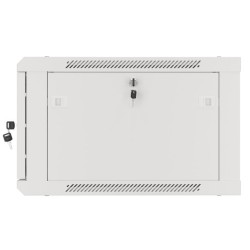 LANBERG SZAFA WISZĄCA RACK 19" 6U 600X600 DRZWI METALOWE SZARA (FLAT PACK) WF01-6606-00S