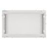 LANBERG SZAFA WISZĄCA RACK 19" 6U 600X600 DRZWI METALOWE SZARA (FLAT PACK) WF01-6606-00S