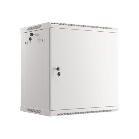 SZAFA INSTALACYJNA RACK WISZĄCA 19" 12U 600X450 SZARA DRZWI METALOWE LANBERG (FLAT PACK)