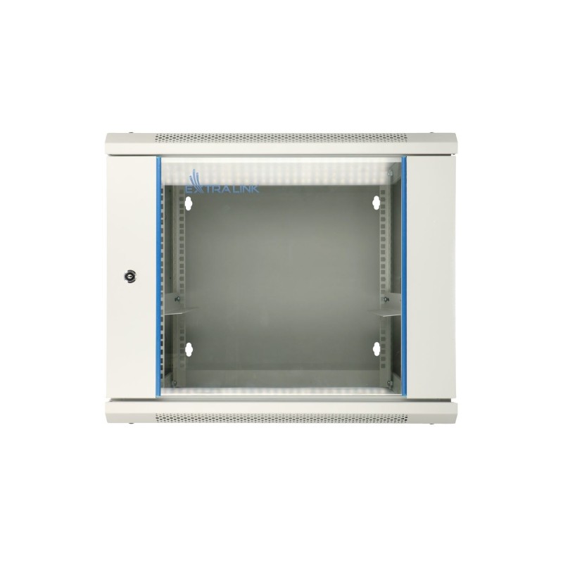 Extralink 12U 600x600 AZH Szara | Szafa rack | montowana na ścianie, dwusekcyjna