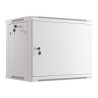 SZAFA INSTALACYJNA RACK WISZĄCA 19" 9U 600X450 SZARA DRZWI METALOWE LANBERG (FLAT PACK)