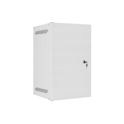 SZAFA INSTALACYJNA RACK WISZĄCA 10" 9U 280X310 SZARA DRZWI METALOWE LANBERG (FLAT PACK)
