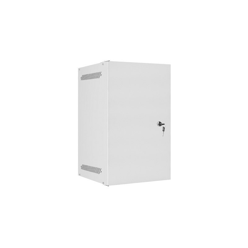 SZAFA INSTALACYJNA RACK WISZĄCA 10" 9U 280X310 SZARA DRZWI METALOWE LANBERG (FLAT PACK)
