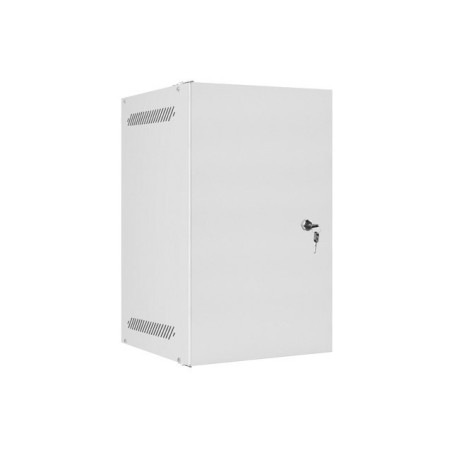 SZAFA INSTALACYJNA RACK WISZĄCA 10" 9U 280X310 SZARA DRZWI METALOWE LANBERG (FLAT PACK)