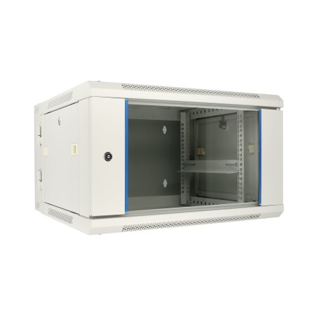 Extralink 6U 600x600 AZH Szara | Szafa rack | montowana na ścianie, dwusekcyjna