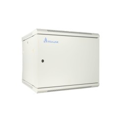 Extralink 9U 600x600 ASP Szara | Szafa rack | montowana na ścianie, drzwi blaszane pełne