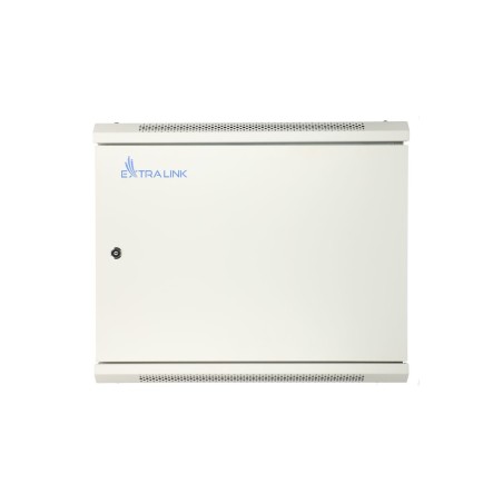 Extralink 12U 600x600 ASP Szara | Szafa rack | montowana na ścianie, drzwi blaszane pełne