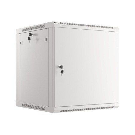 SZAFA INSTALACYJNA RACK WISZĄCA 19" 12U 600X600 SZARA DRZWI METALOWE LANBERG (FLAT PACK)