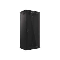Lanberg :: Rack Cabinet 19? Wall-Mount 27U/600X450 (flat-pack) V2 Black LANBERG