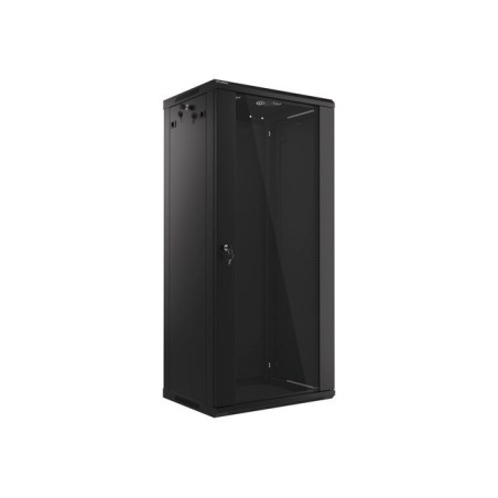 Lanberg :: Rack Cabinet 19? Wall-Mount 27U/600X450 (flat-pack) V2 Black LANBERG