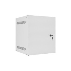 SZAFA INSTALACYJNA RACK WISZĄCA 10" 6U 280X310 SZARA DRZWI METALOWE LANBERG (FLAT PACK)