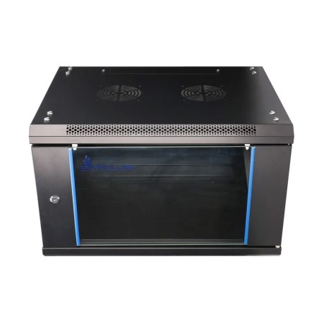 Extralink 6U 600x450 Czarna | Szafa rack | montowana na ścianie