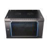 Extralink 6U 600x450 Czarna | Szafa rack | montowana na ścianie