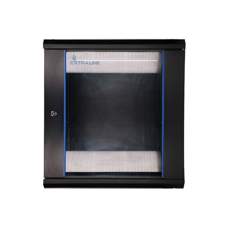 Extralink 12U 600x450 Czarna | Szafa rack | montowana na ścianie