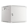 SZAFA INSTALACYJNA RACK WISZĄCA 19" 9U 600X600 SZARA DRZWI METALOWE LANBERG (FLAT PACK)