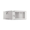 SZAFA INSTALACYJNA RACK WISZĄCA 19" 4U 600 SZYBKI MONTAŻ SZARA LANBERG (FLAT PACK)