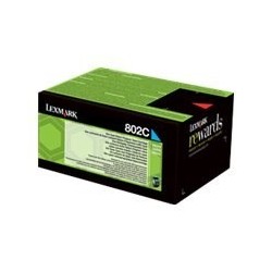 RETURN PROGRAM TONER CARTRIDGE/802C CYAN 1K PGS F CX310410