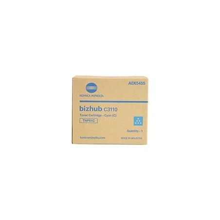 Konica-Minolta TNP51 Toner Cyan A0X5455