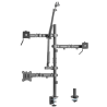 Uchwyt na monitor mikrofon kamerę i naświetlacz All-In-One Studio NanoRS, YouTube, 17"-32", max. 9kg, RS164