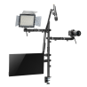 Uchwyt na monitor mikrofon kamerę i naświetlacz All-In-One Studio NanoRS, YouTube, 17"-32", max. 9kg, RS164