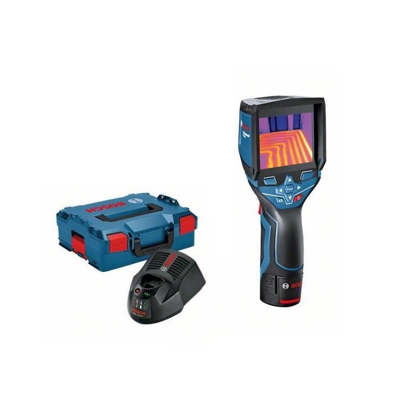 Bosch GTC 400 C Professional Noise equivalent temperature difference (NETD) Czarny, Niebieski 2000 mAh 160 x 120 px Wbudowany Bosch GTC 400 C Professional Noise equivalent temperature difference (NETD) Czarny, Niebieski 2000 mAh 160 x 120 px Wbudowany