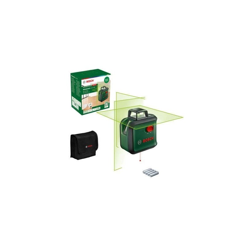BOSCH.LASER ADVANCED LEVEL 360 UNI ZIELONY