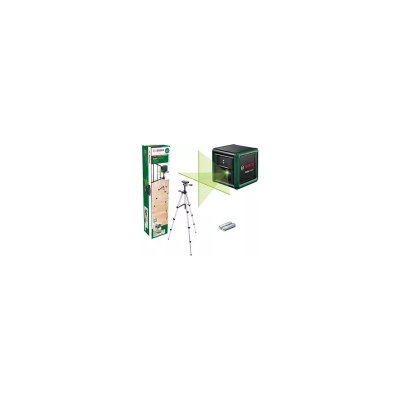 BOSCH.LASER QUIGO GREEN SET +STATYW 1,1m