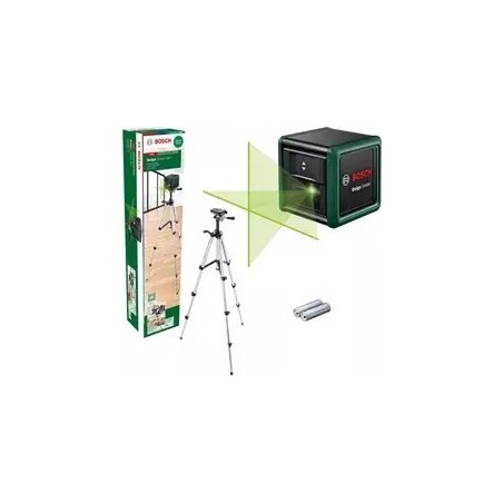 BOSCH.LASER QUIGO GREEN SET +STATYW 1,1m