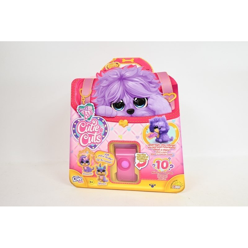 PROMO Little Live Pets 30147 Cutie Cuts piesek fioletowy maskotka p2 PROMO Little Live Pets 30147 Cutie Cuts piesek fioletowy maskotka p2