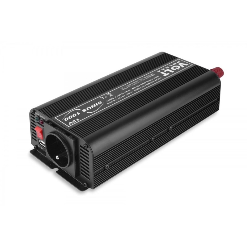 Przetwornica Volt Polska Sinus 500/1000W 12V / 230V