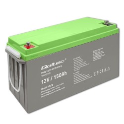 Qoltec Akumulator żelowy Deep Cycle | 12V | 150Ah | 44.5kg