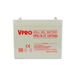 Akumulator GEL VPRO SOLAR 12V 74Ah
