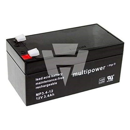 Akumulator Multipower MP3.4-12 12V3,4Ah Vds F1