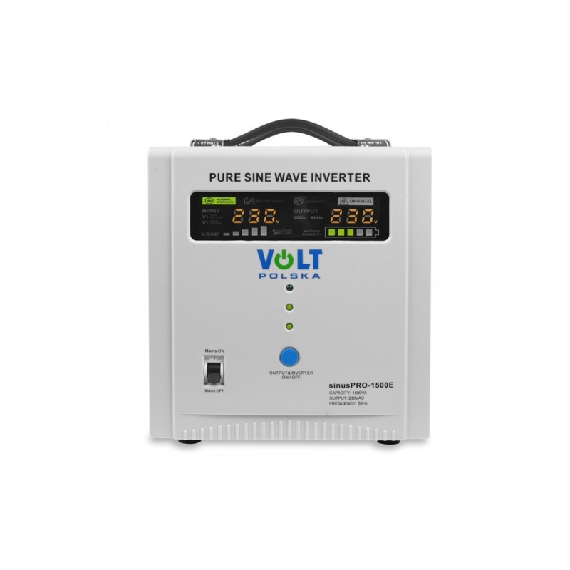 PRZETWORNICA VOLT POLSKA SINUSPRO-1500E 12V 1050/1500W