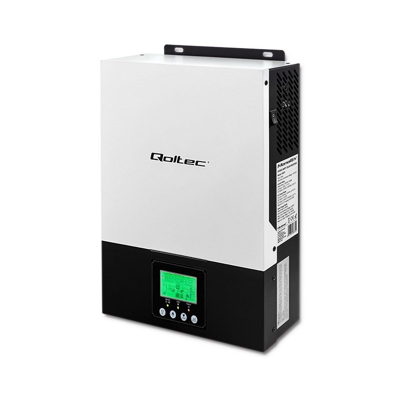 Qoltec Hybrydowy inwerter solarny Off-Grid 2KVA | 1.5kW | 80A | MPPT | Sinus