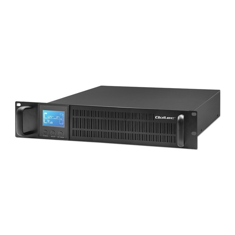 Qoltec Zasilacz awaryjny UPS RACK | 1kVA | 800W | LCD