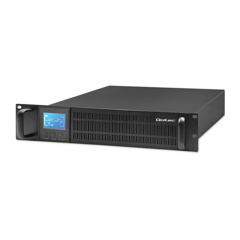 Zasilacz awaryjny UPS RACK Qoltec Pure Sine LCD 3000VA 2400W