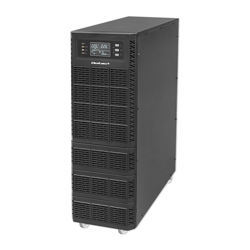 Qoltec Zasilacz awaryjny UPS | 6kVA | 6000W | Power Factor 1.0 | LCD | EPO | USB | On-line