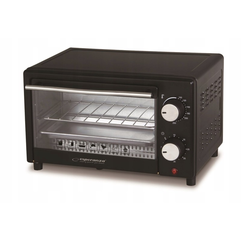 ESPERANZA MINI PIEKARNIK CALZONE 10L 900W EKO007 ESPERANZA MINI PIEKARNIK CALZONE 10L 900W EKO007