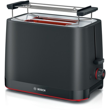 Bosch TAT3M123 toster 2 kaw. 950 W Czarny