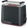 Bosch TAT3M123 toster 2 kaw. 950 W Czarny
